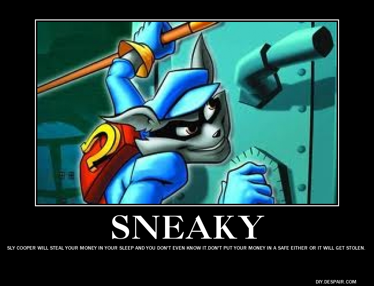 Sly Cooper demotivtional