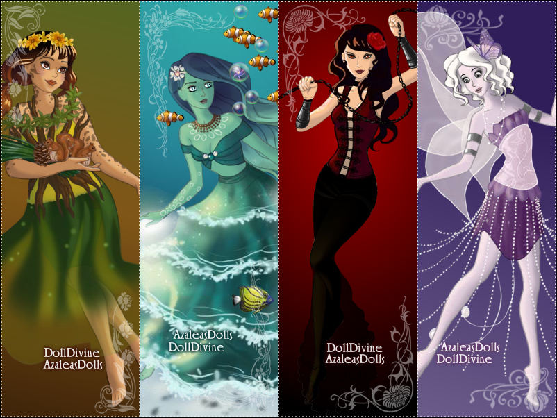 Four Elements color scheme by AzaleasDolls on DeviantArt
