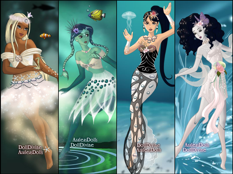 four elements- Azaleas Dolls/Doll Divine by poninator on DeviantArt