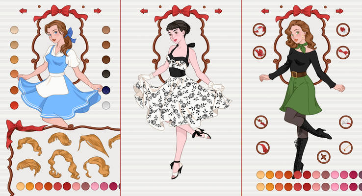 New App: Pin-up Princess Dress up