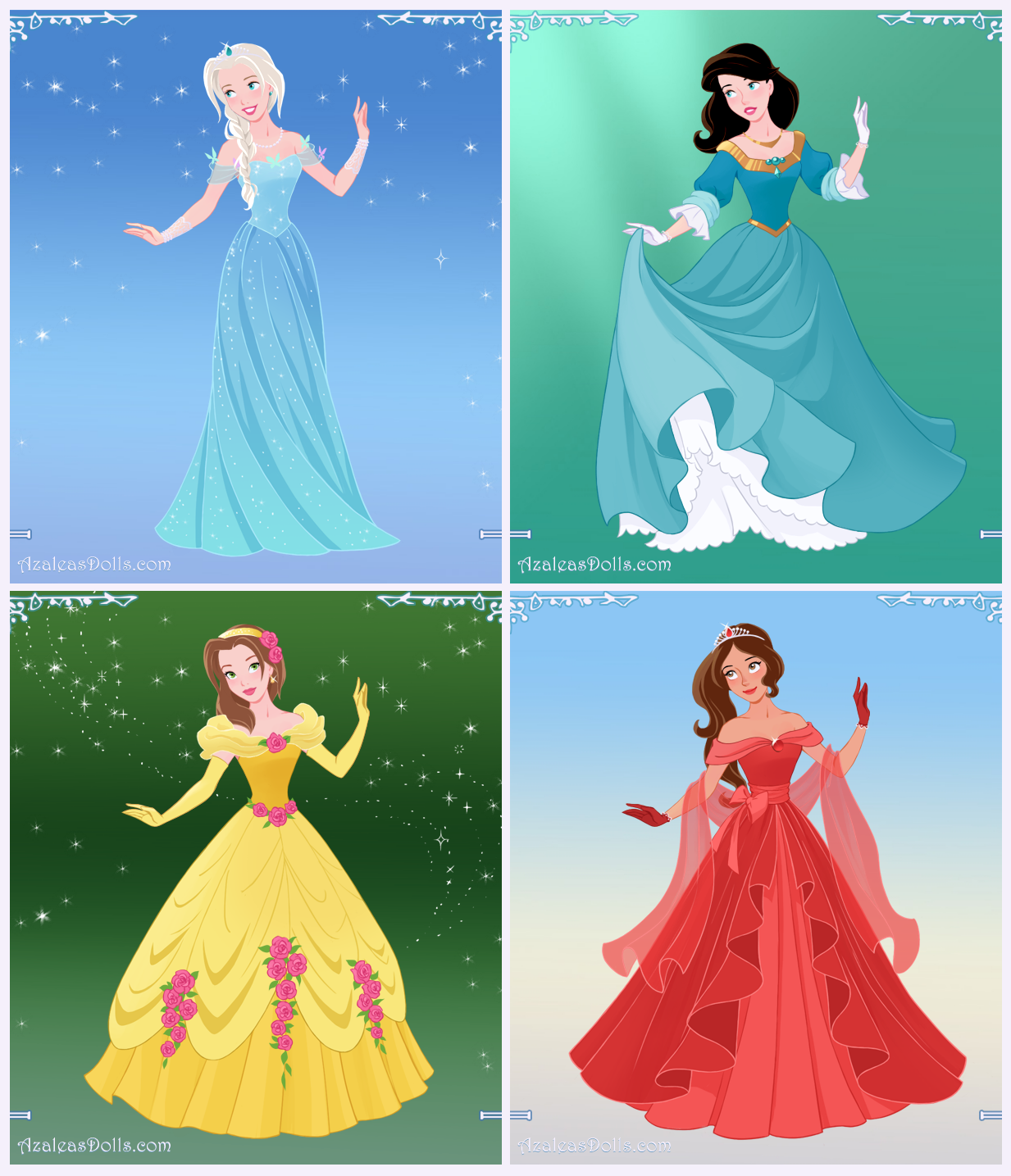 disney princess dress up games deviantart Disney Princess Dress Up Game by SpongebobNintendo20 on DeviantArt