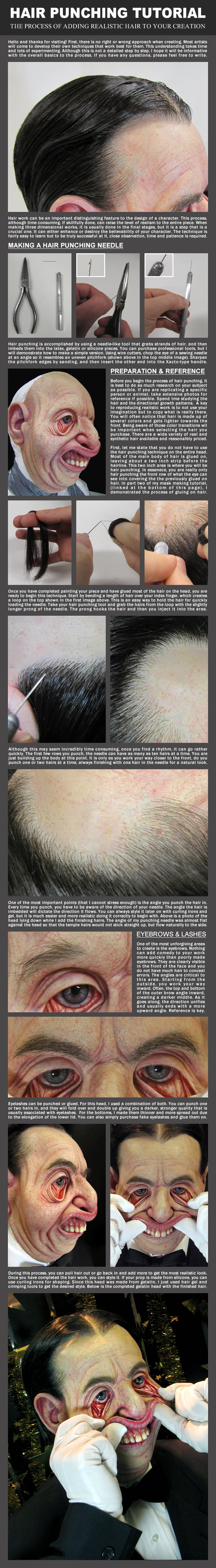 Hair Punching tutorial