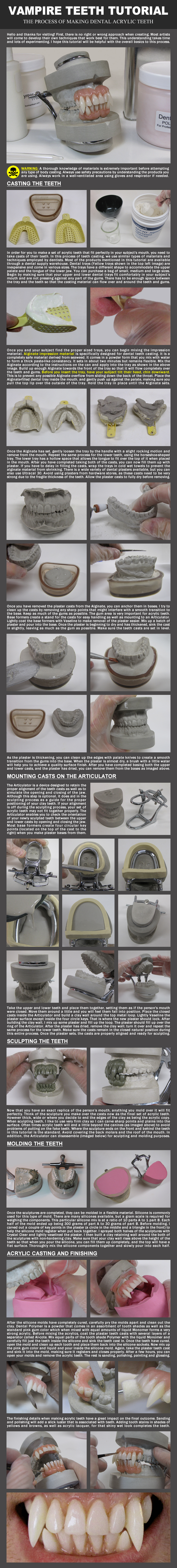Vampire Teeth Tutorial by EvanCampbell