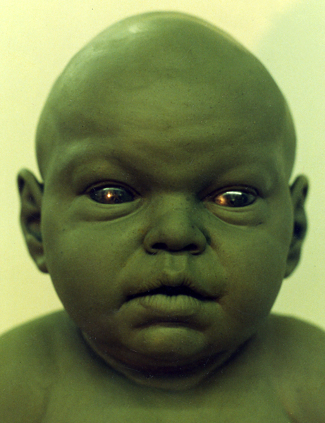 Alien baby: close up