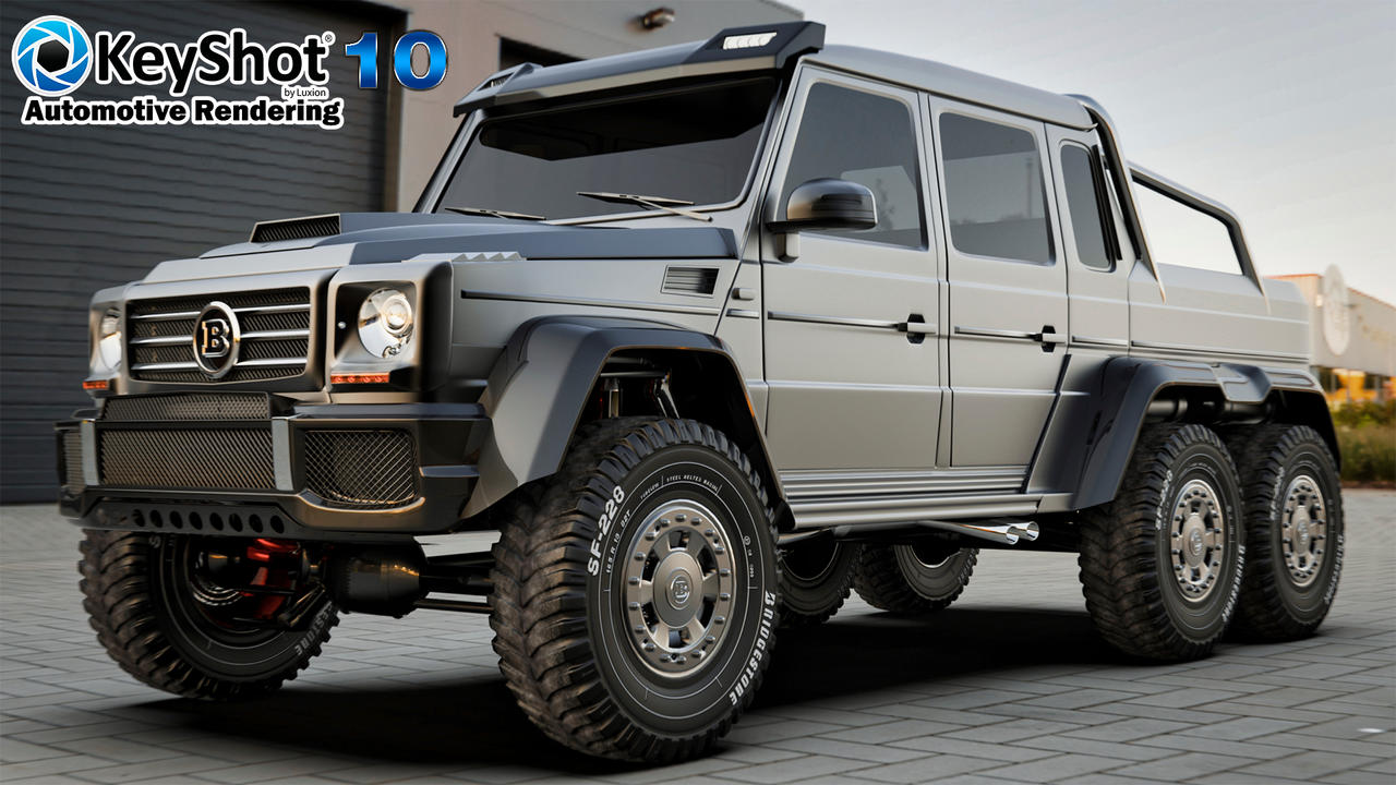 Mercedes Benz G 63 6x6 Amg Brabus 700 Keyshot 10 A By Designerpablomarcelo On Deviantart