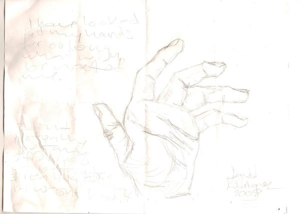 Hand Sketch Hand Out Pose By Freedommen On Deviantart