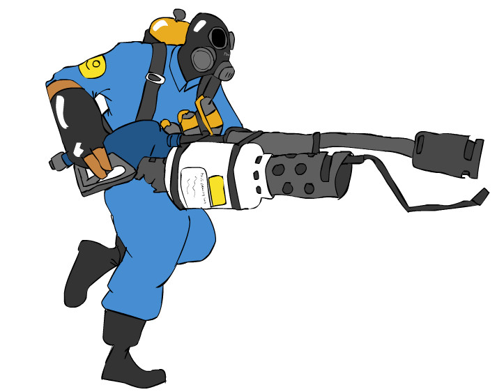 TF2 Pyro 'run'