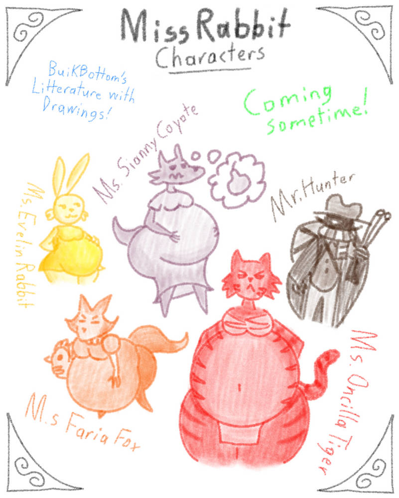 Miss Rabbit Characters by VentrisBuikbottom on DeviantArt