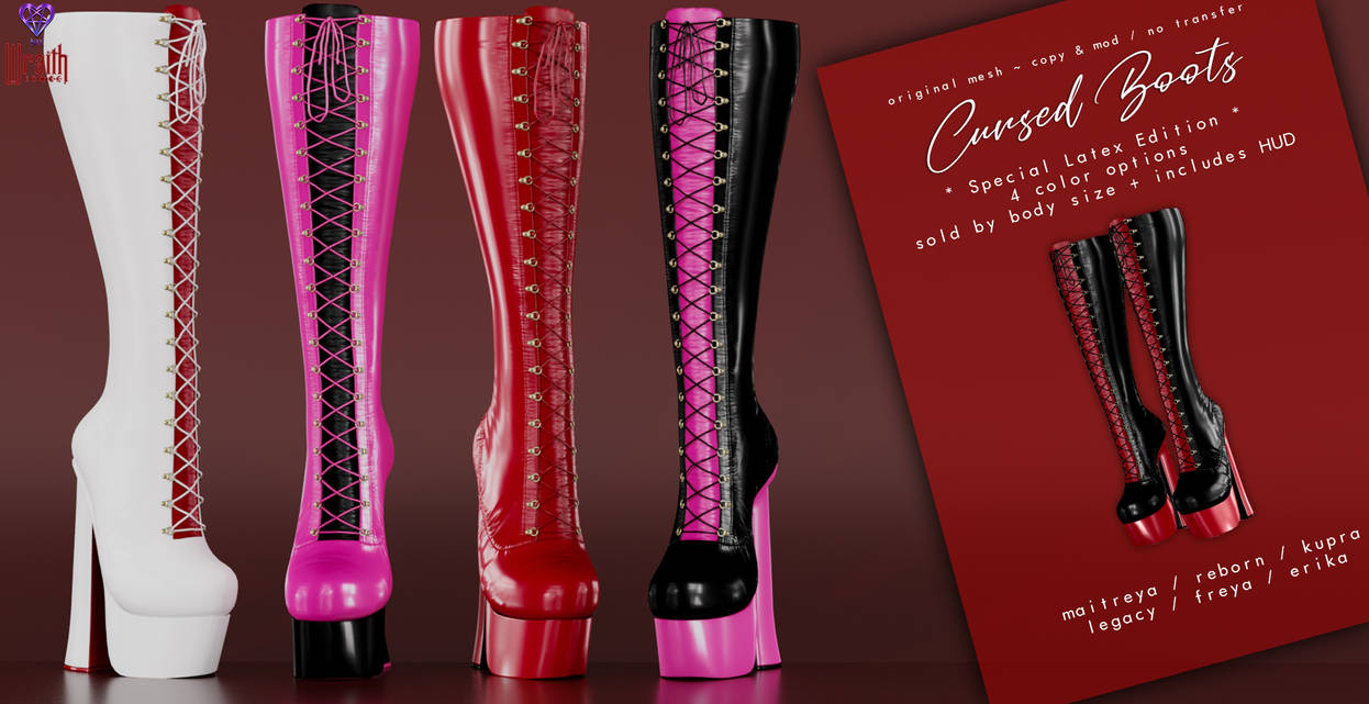- wraith - Cursed Boots - Latex Edition by wraithsl on DeviantArt