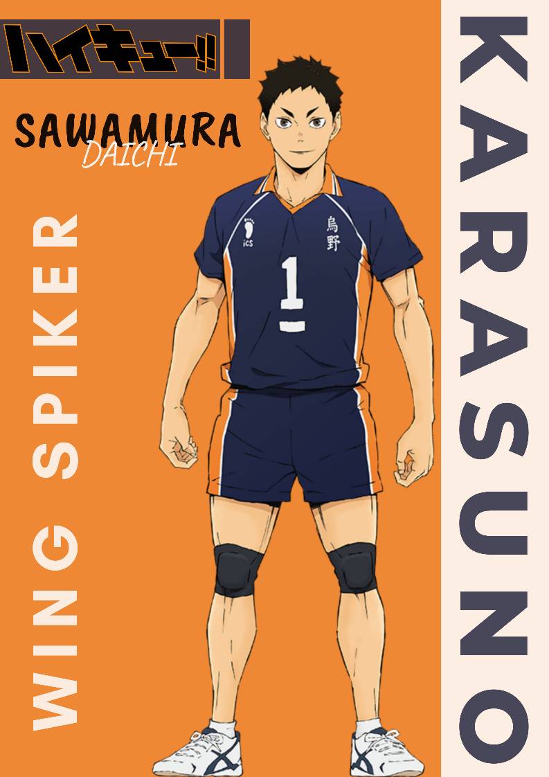 KOSHI - ASAHI - DAICHI  Haikyuu characters, Haikyuu anime, Haikyuu