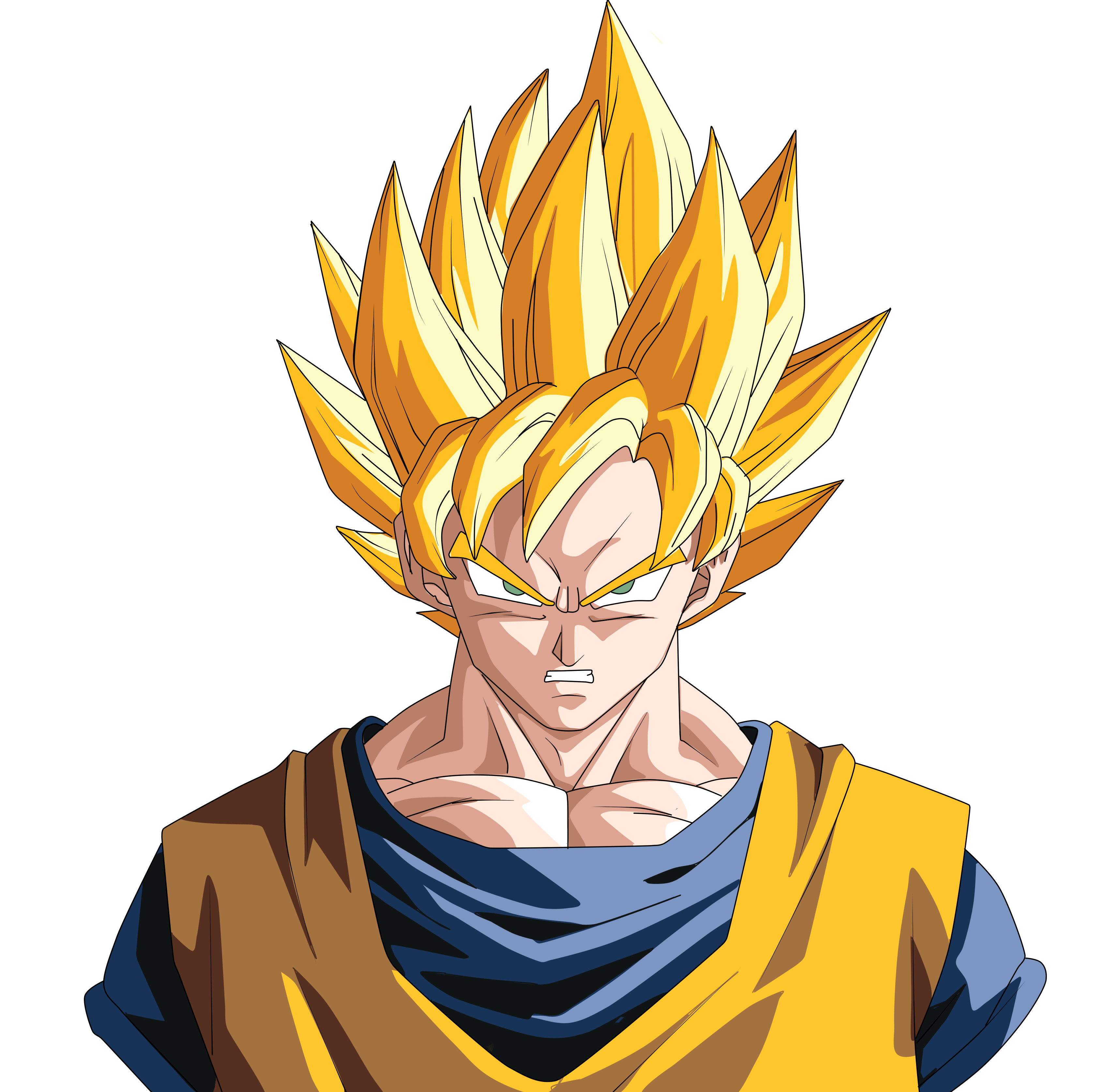 Goku Super Sayajin 1 : r/AnimeART