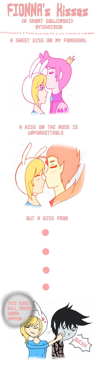 Fionna's Kisses (Adventure time Short Doujinshi)