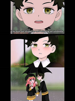 Damian and Anya Under the Umbrella Part 2