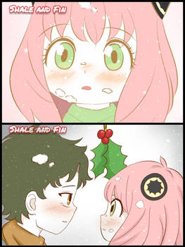 Mistletoe Kiss Damian and Anya