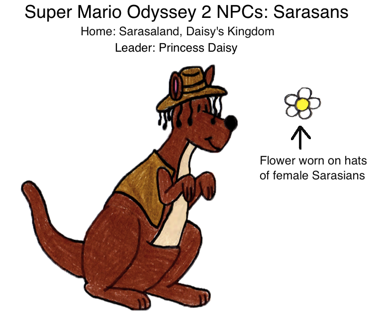 Super Mario Odyssey 2 NPC: Sarasans