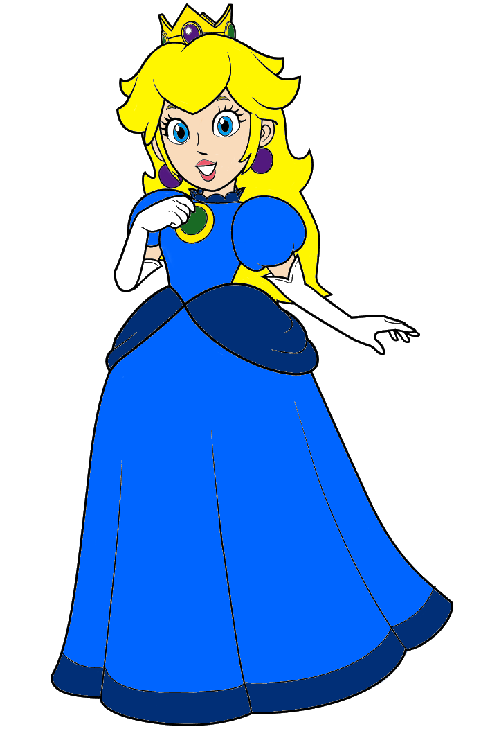 Princess Peach: Blue Dress by mrbill6ishere on DeviantArt Princess Peach: Blue Dress by mrbill6ishere on DeviantArt