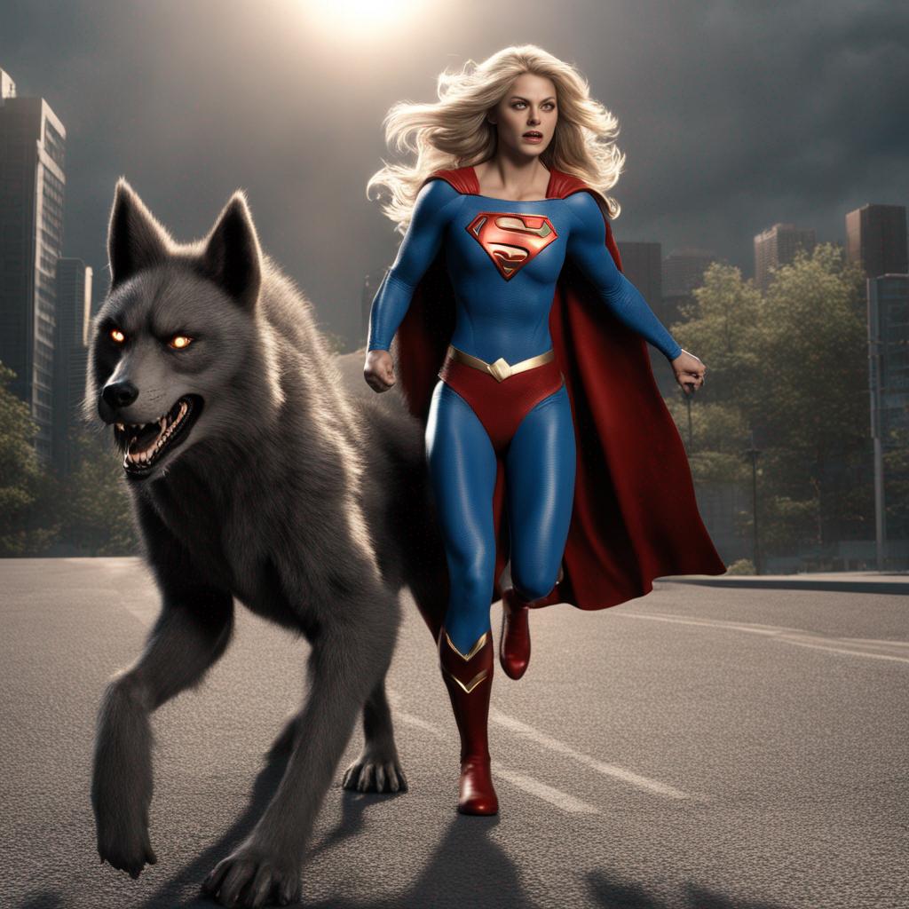 Supergirl 24 (Becomes a werewolf)