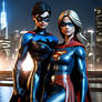 Supergirl and female Nightwing (failure)