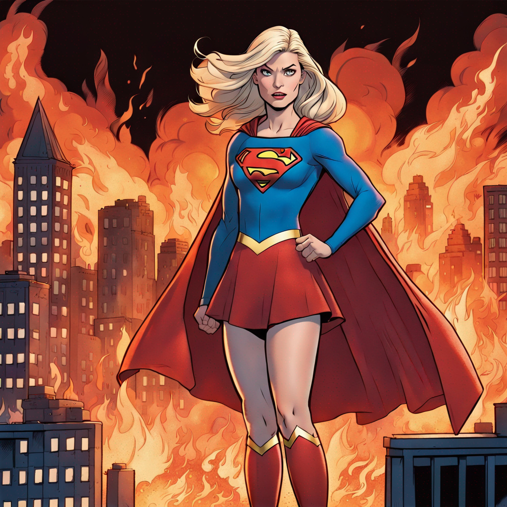 Disney style Supergirl