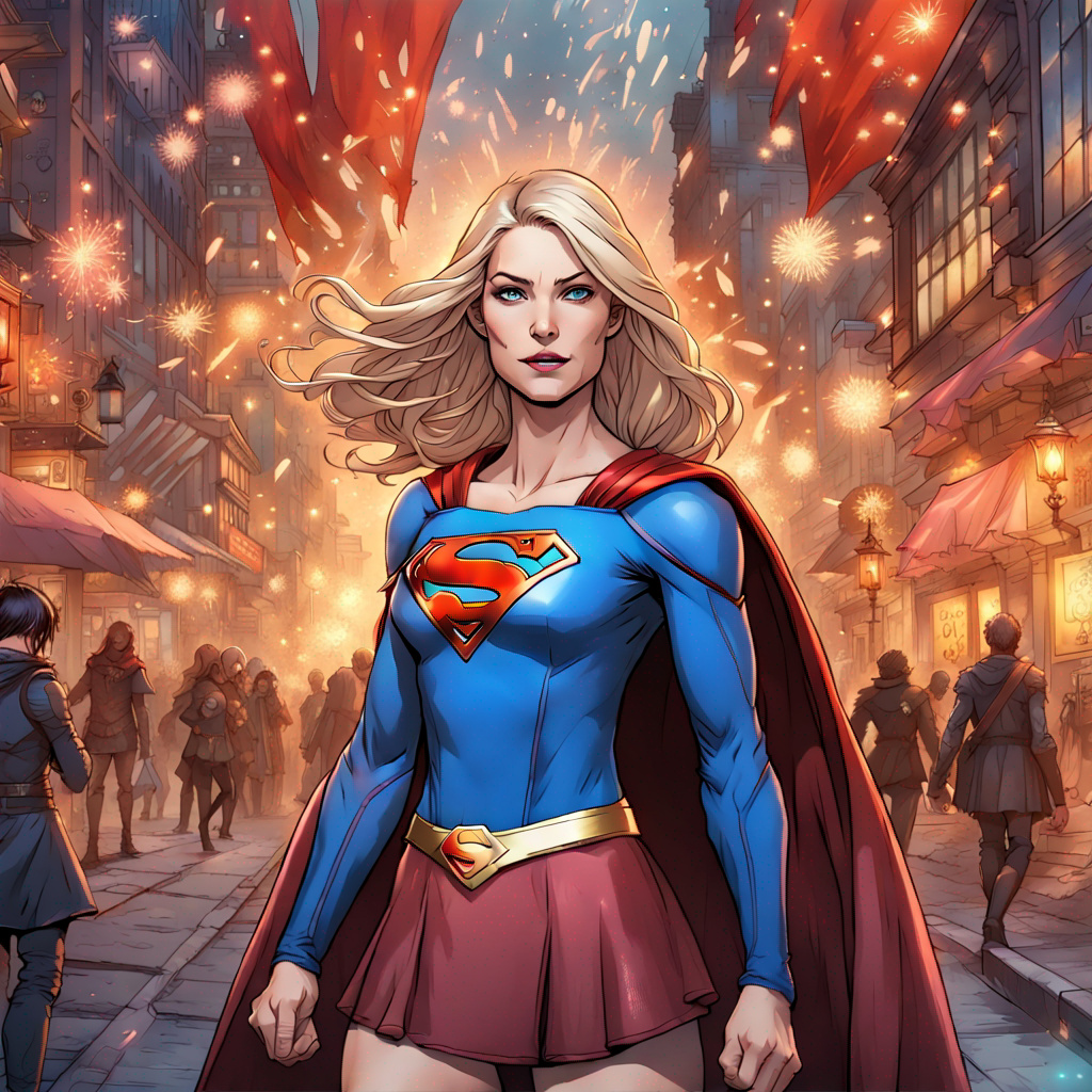 Supergirl on New Year's