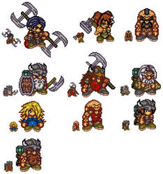 Dwarf sprites