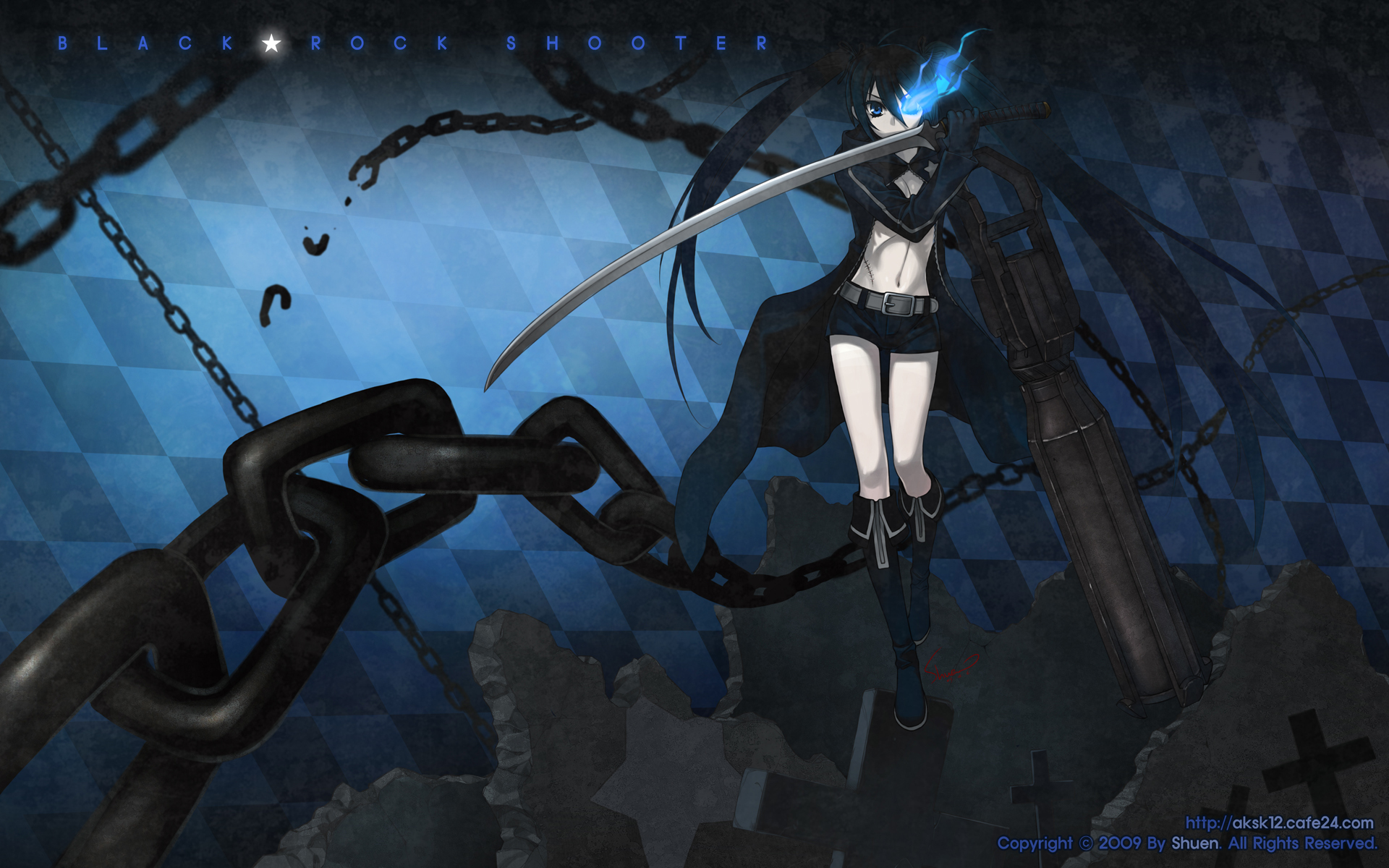 Black Rock Shooter - The black power..