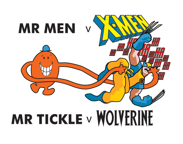 Mr Men V X-Men