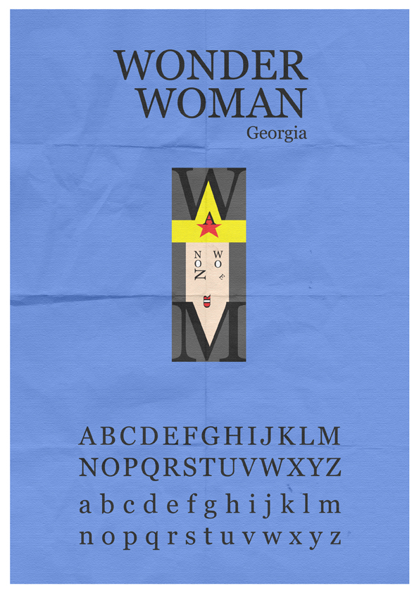 Wonder Woman Typeface