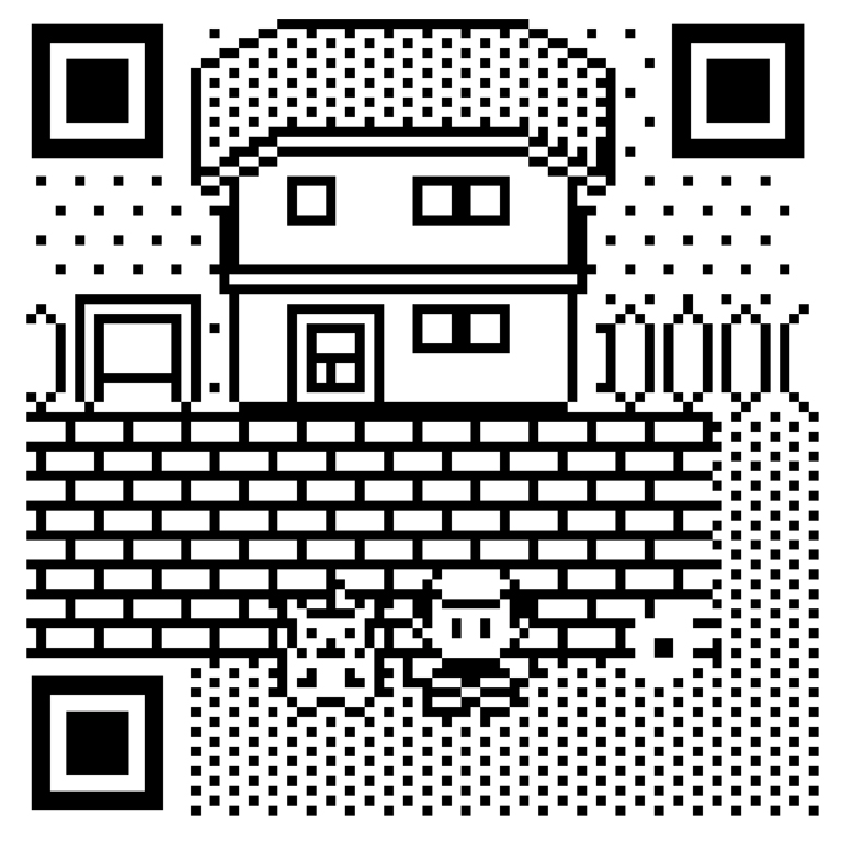 8-BIT QR Code: Ash