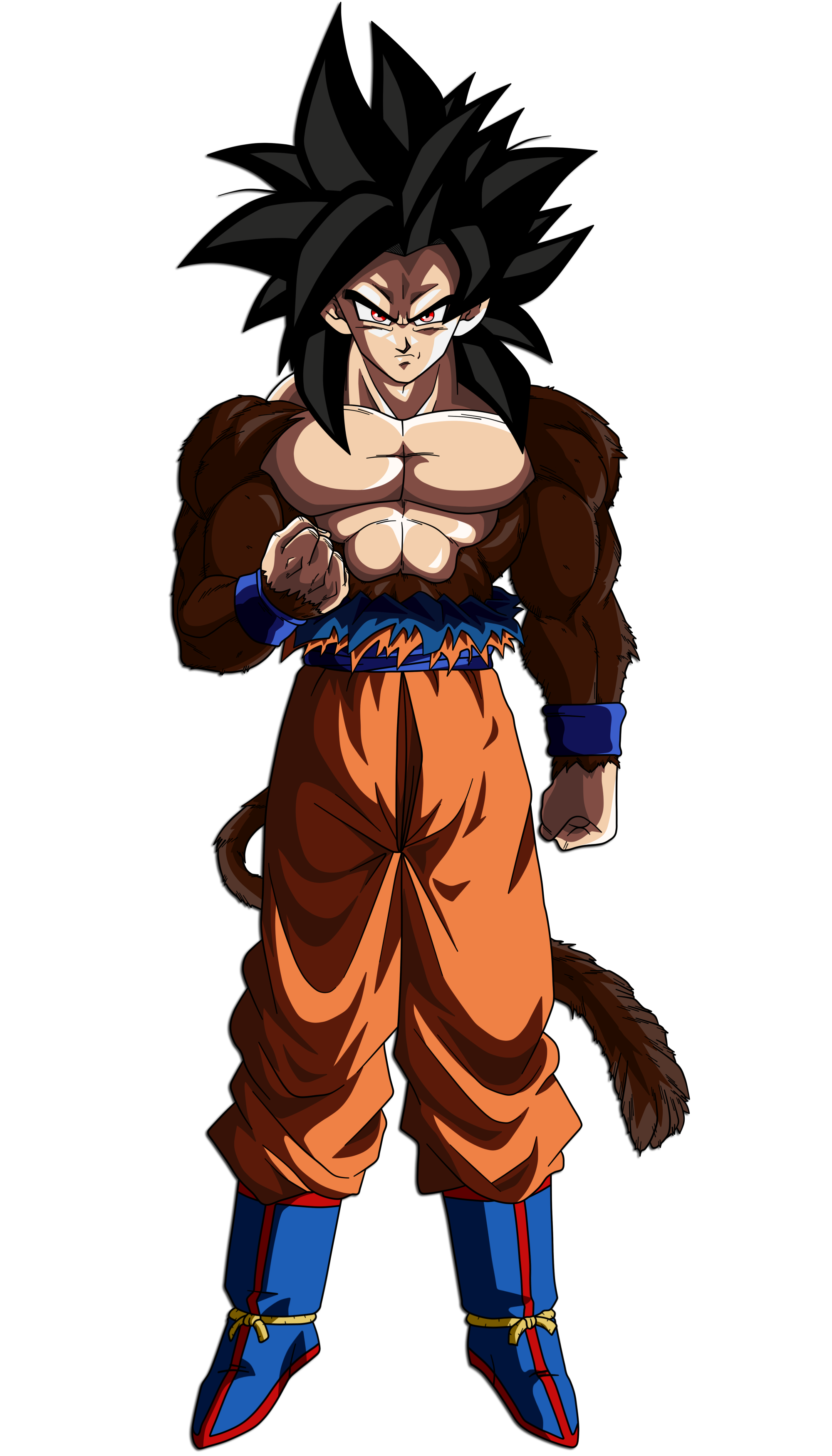 Goku Super Saiyan 4 by hirus4drawing on DeviantArt