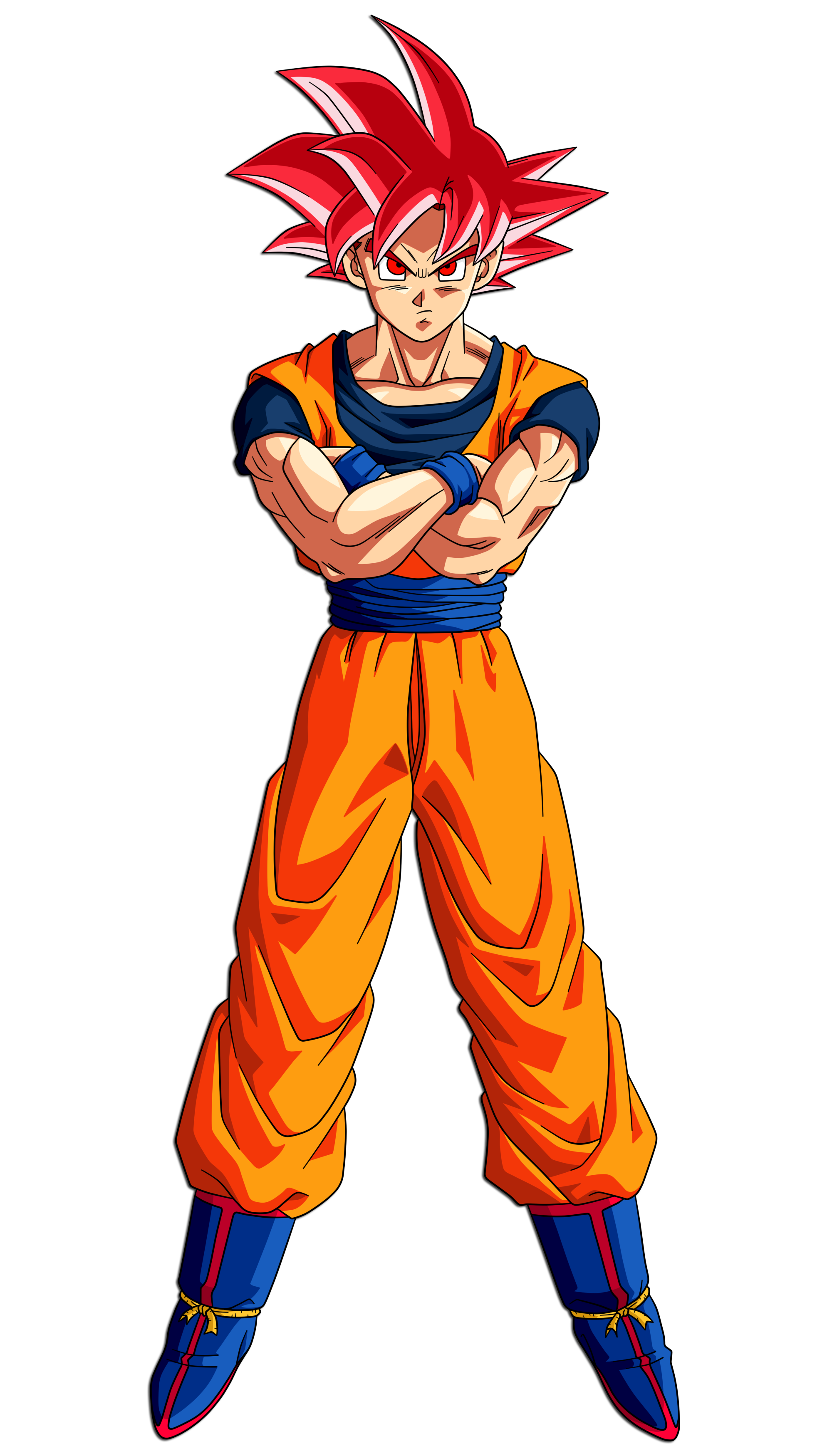 Goku Super Saiyan God By Hirus4drawing On Deviantart