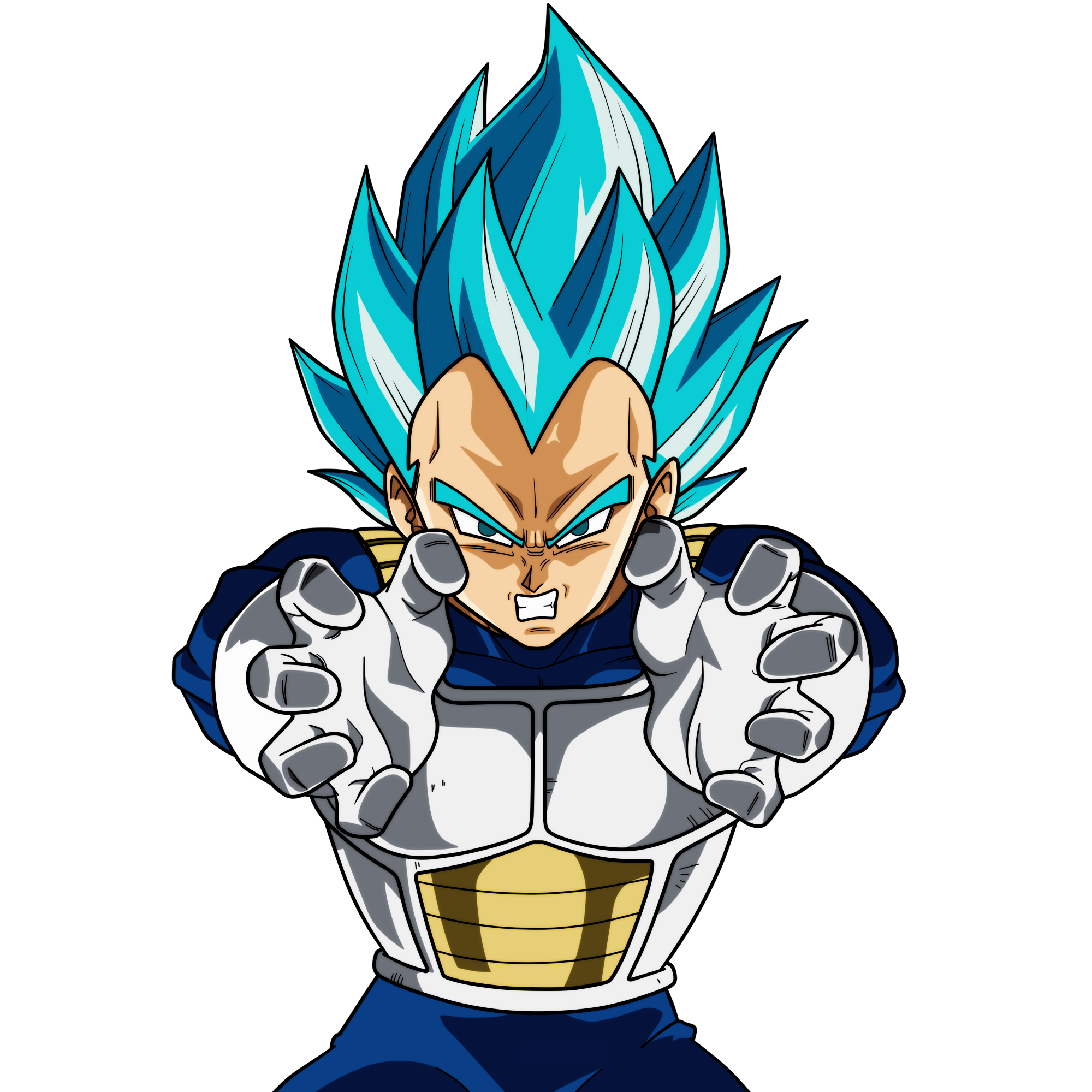 Drawing Vegeta Super Saiyan Blue, FINAL FLASH