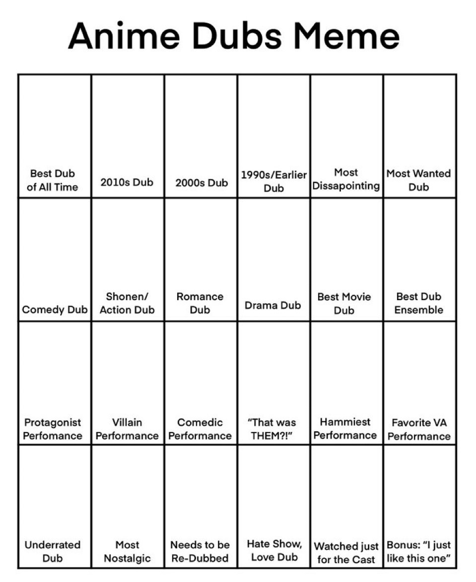 Anime dub meme template by dwain234 on DeviantArt