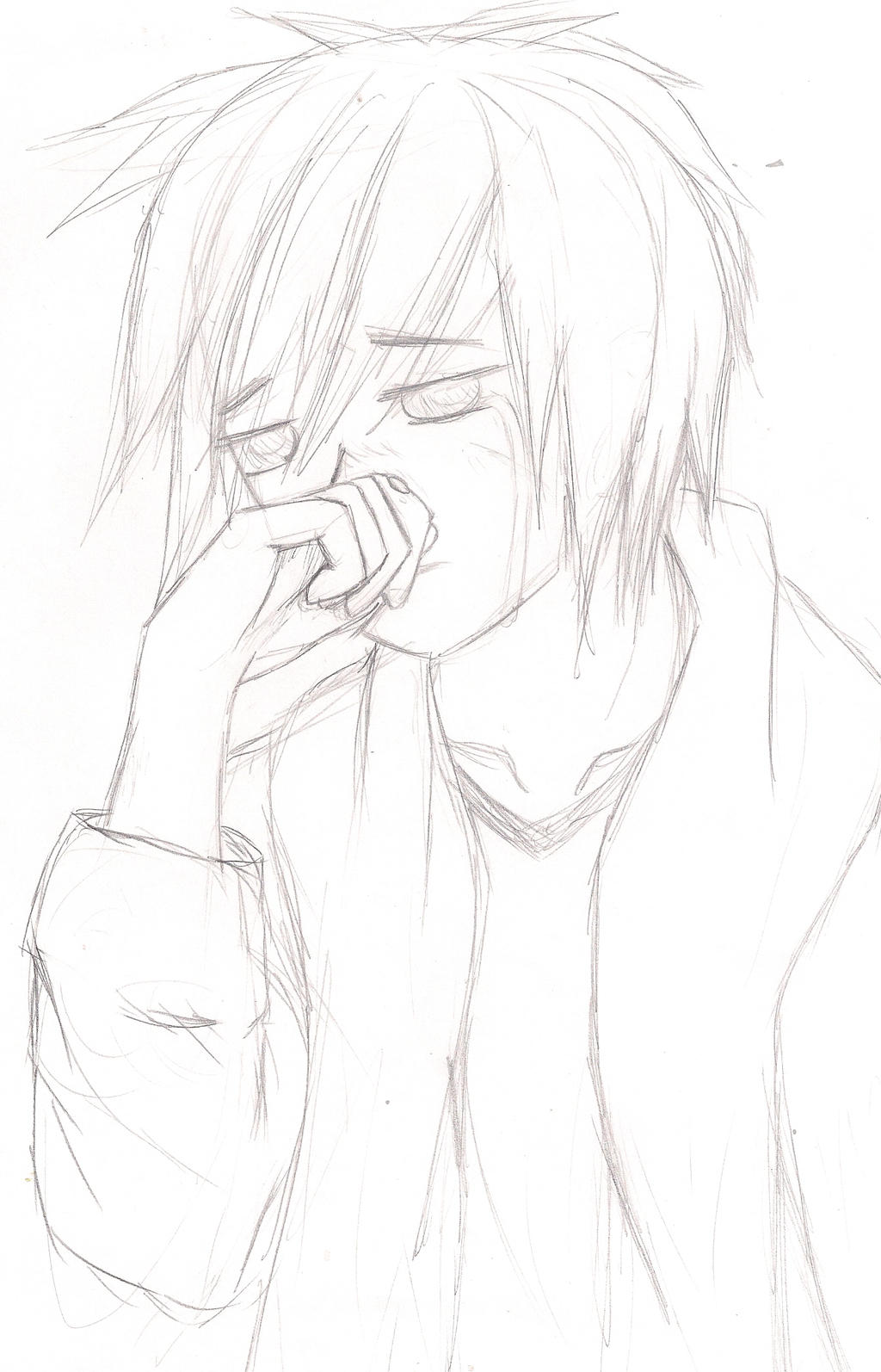 Anime Boy Crying by eternalsnow413 on DeviantArt