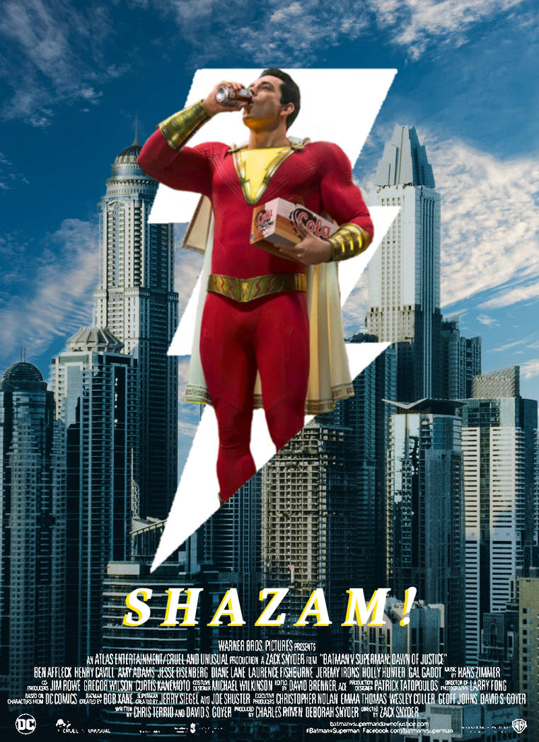 Shazam Movie Poster 1 by jackjack671120