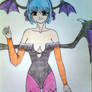 Kurumu Kurono look Morrigan Darkstalkers