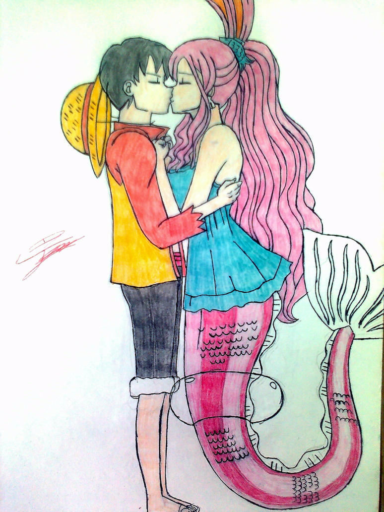 Ван Пис Ширахоши люблю Луффи