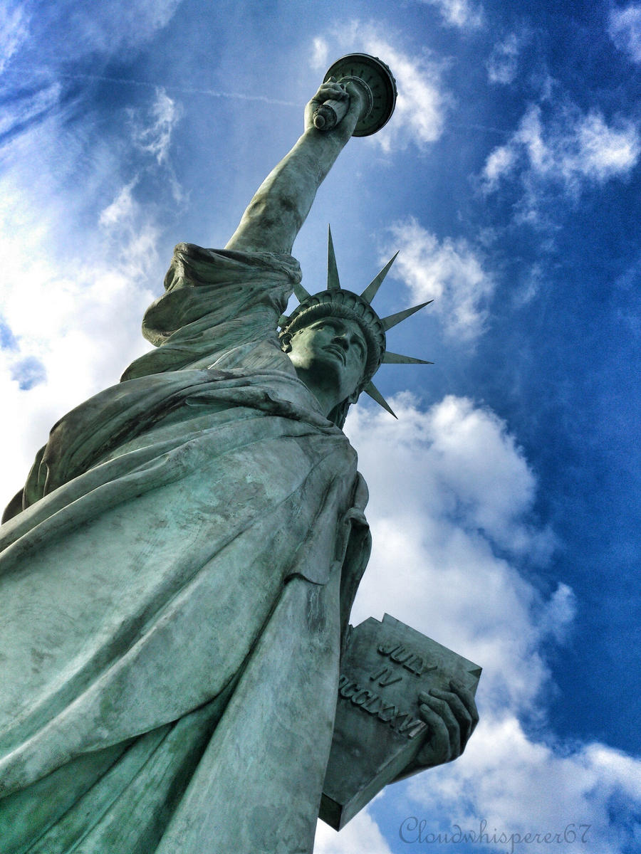 Beneath Statue of Liberty