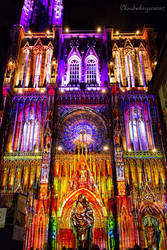 Strasbourg Cathedral - Colorful Lights