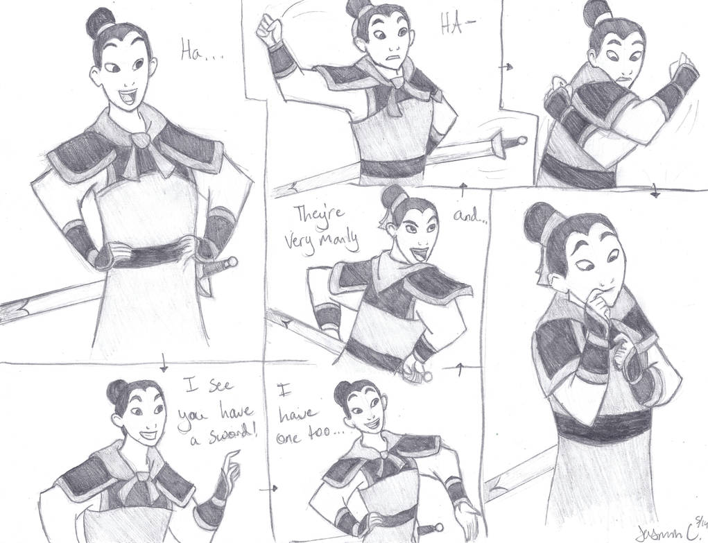 Mulan--Swords Are Manly by JasminSC on DeviantArt