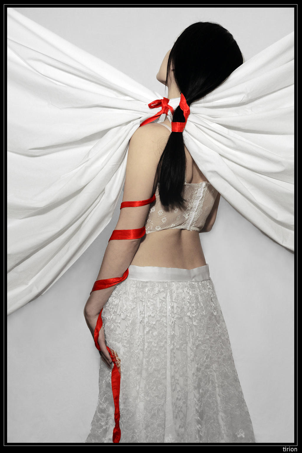 angel and the red silk 1