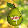 Nasty drooling Pear