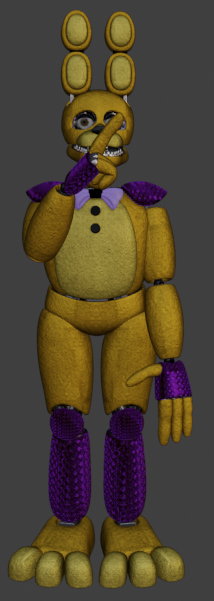 Springbonnie Game Model Blender - SpringBonnie Retexture by Bonnie-games on DeviantArt