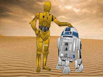 R2-D2 and C-3PO