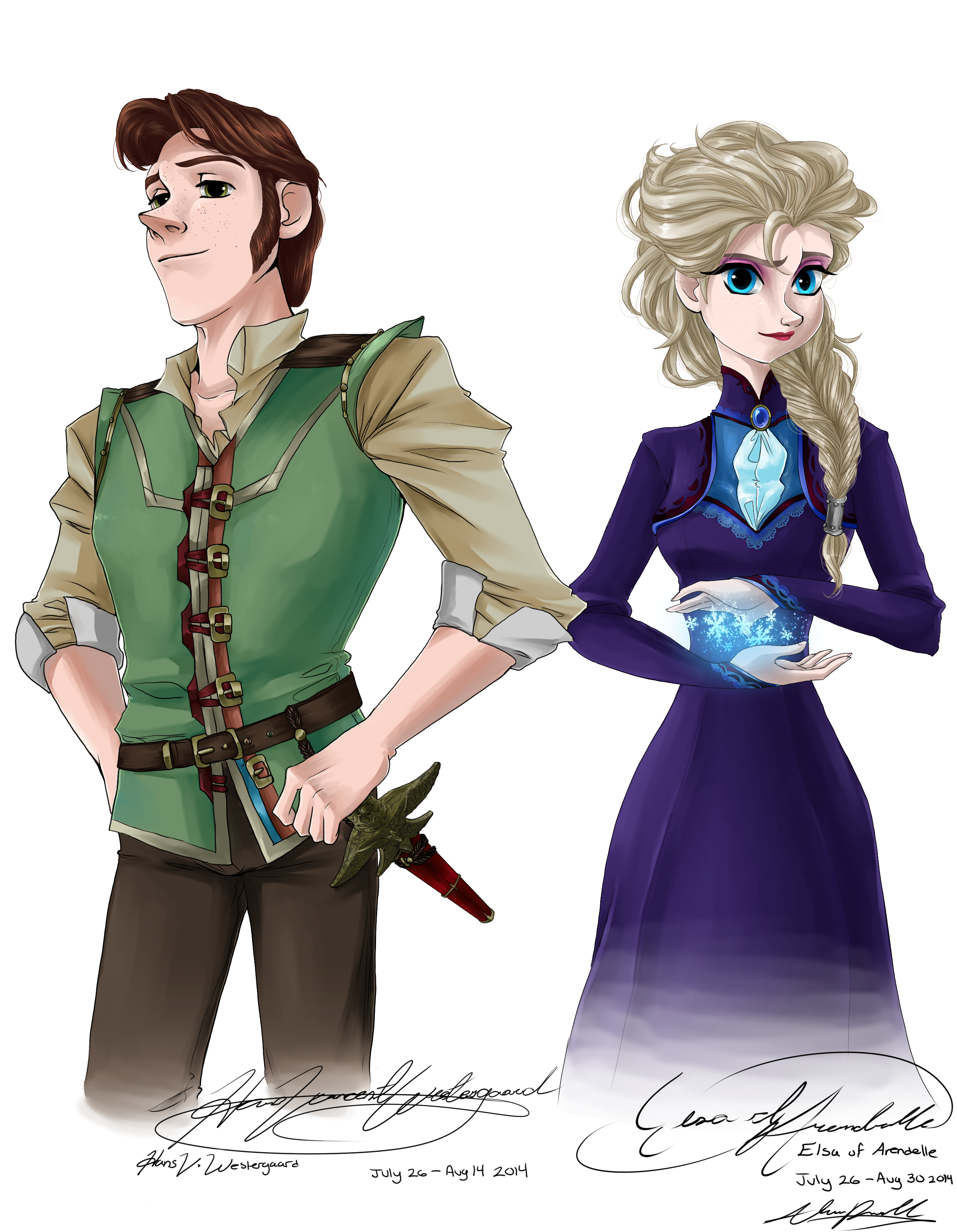 Frozen, Elsa and Hans by SoyCeci on DeviantArt