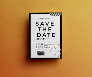Save the date wedding template