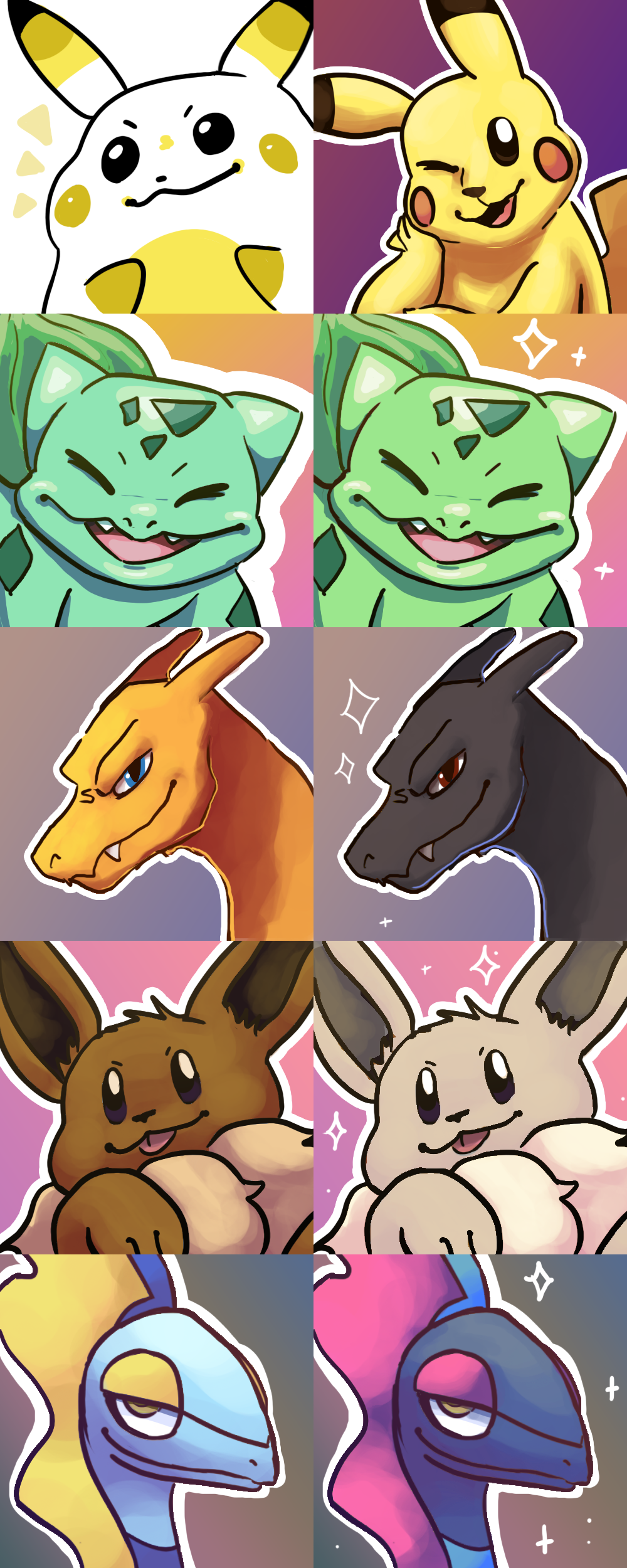 Pokemon icons! by CowboySprinkles on DeviantArt