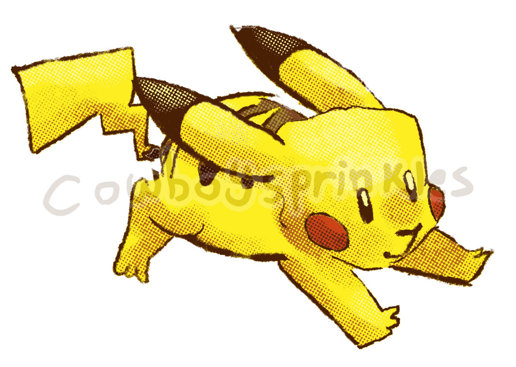 Pikachu running loop! by CowboySprinkles on DeviantArt