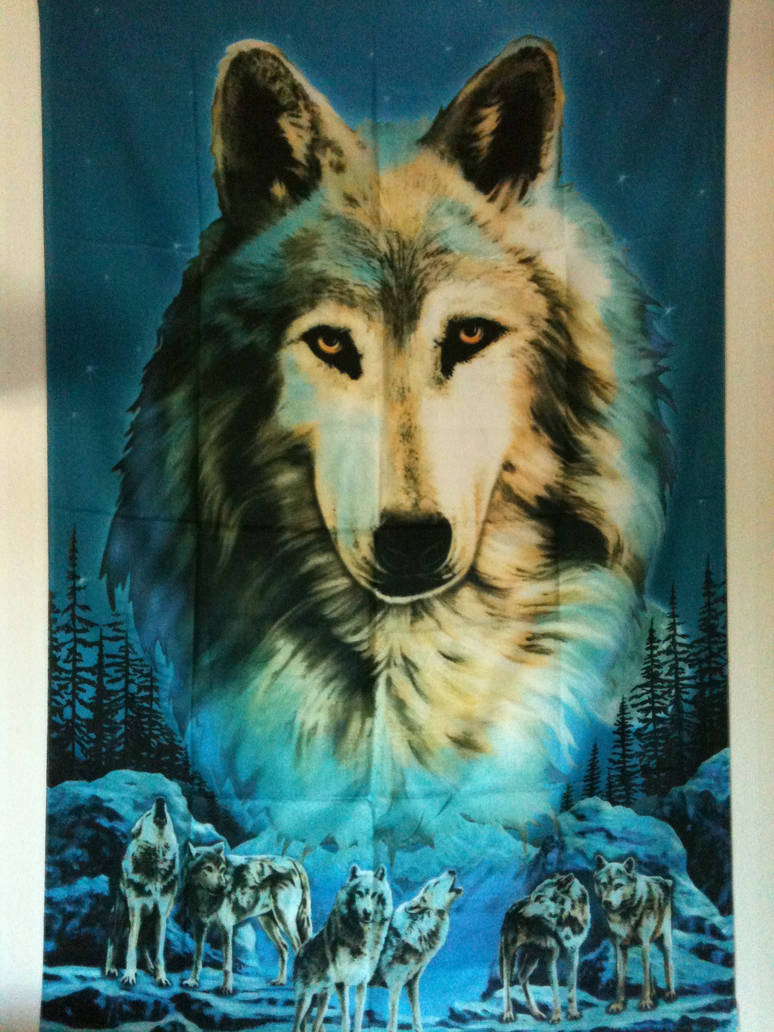 Wolf Wall-hanging by SnapesAddiction on DeviantArt