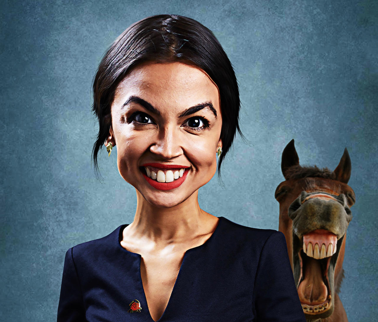 Alexandria Ocasio-Cortez Caricature by Splat-Shot on DeviantArt